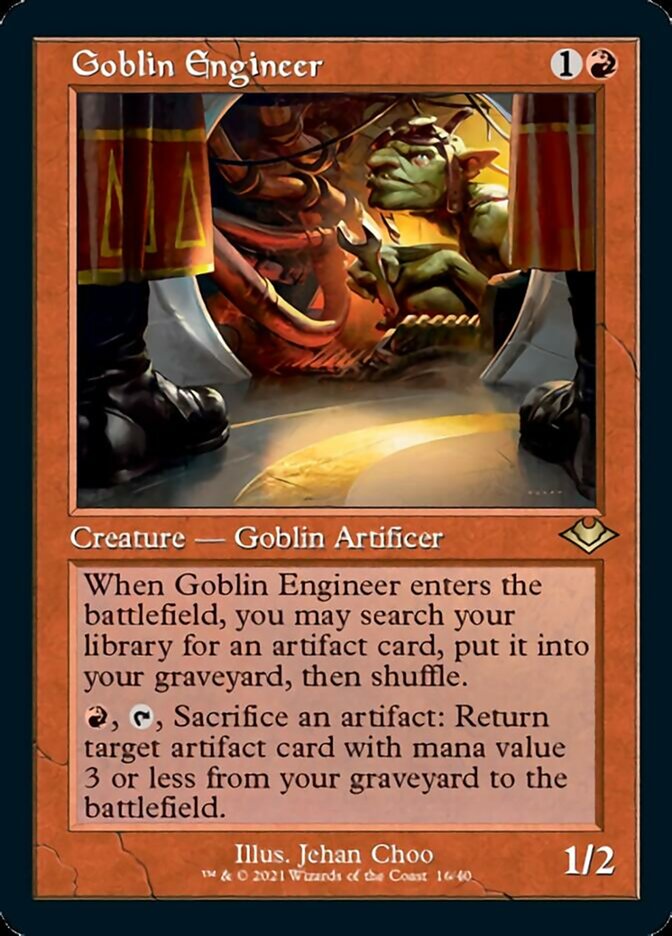 Goblin Engineer (Retro) [Modern Horizons] | Shuffle n Cut Hobbies & Games