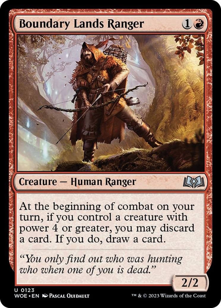 Boundary Lands Ranger [Wilds of Eldraine] | Shuffle n Cut Hobbies & Games