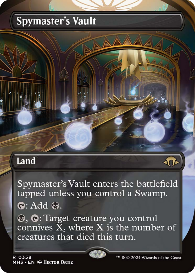 Spymaster's Vault (Borderless) [Modern Horizons 3] | Shuffle n Cut Hobbies & Games