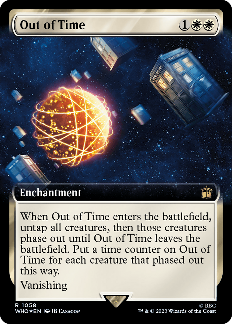 Out of Time (Extended Art) (Surge Foil) [Doctor Who] | Shuffle n Cut Hobbies & Games