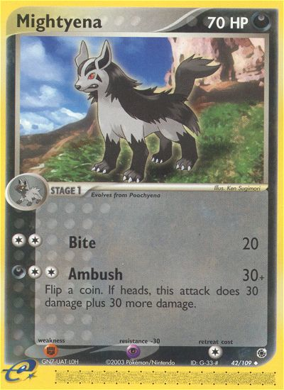 Mightyena (42/109) [EX: Ruby & Sapphire] | Shuffle n Cut Hobbies & Games