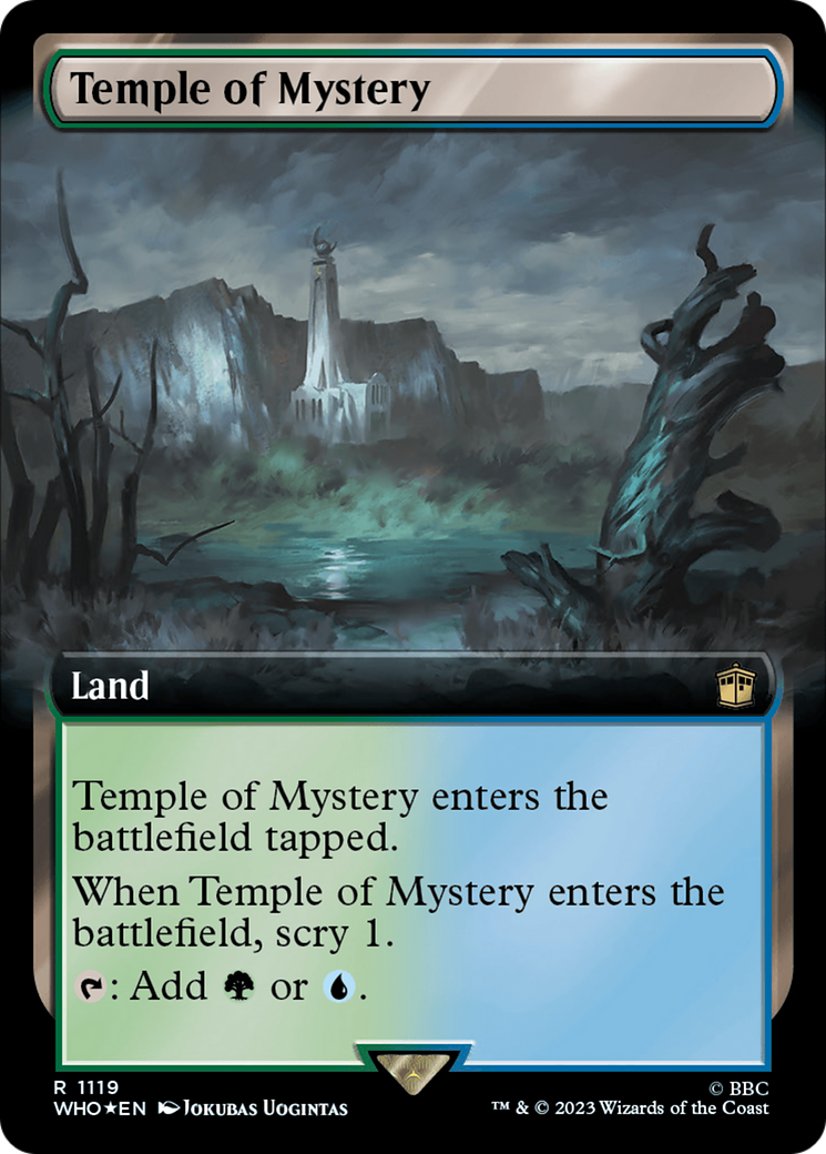 Temple of Mystery (Extended Art) (Surge Foil) [Doctor Who] | Shuffle n Cut Hobbies & Games