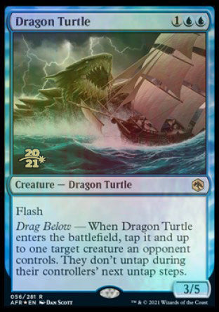 Dragon Turtle [Dungeons & Dragons: Adventures in the Forgotten Realms Prerelease Promos] | Shuffle n Cut Hobbies & Games