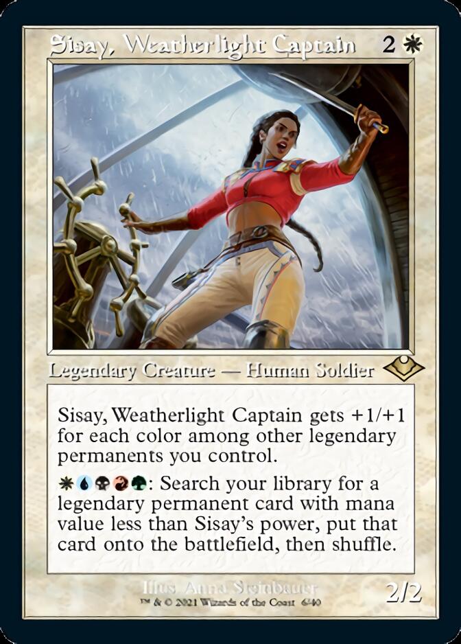 Sisay, Weatherlight Captain (Retro) [Modern Horizons] | Shuffle n Cut Hobbies & Games