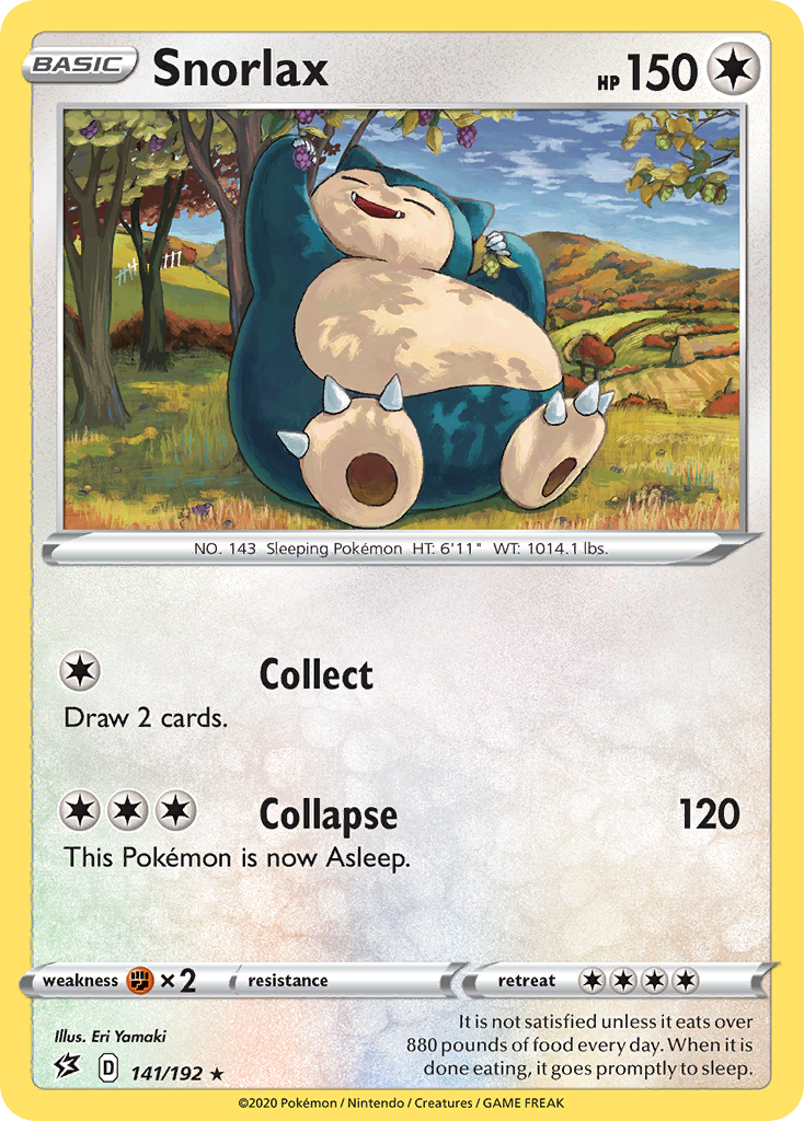 Snorlax (141/192) [Sword & Shield: Rebel Clash] | Shuffle n Cut Hobbies & Games