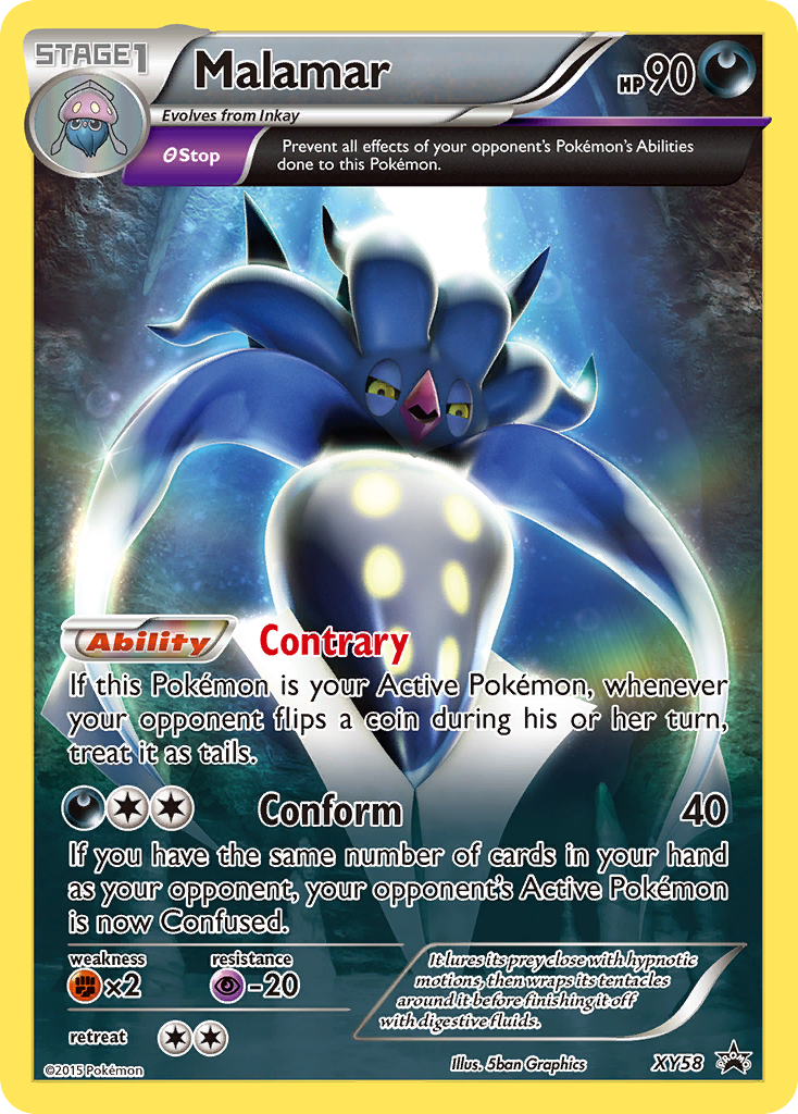 Malamar (XY58) [XY: Black Star Promos] | Shuffle n Cut Hobbies & Games