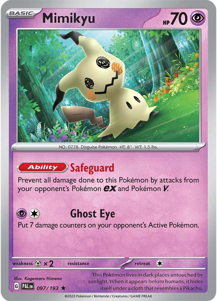 Mimikyu (097/193) [Scarlet & Violet: Paldea Evolved] | Shuffle n Cut Hobbies & Games