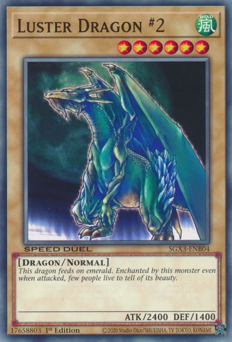 Luster Dragon #2 [SGX3-ENB04] Common | Shuffle n Cut Hobbies & Games