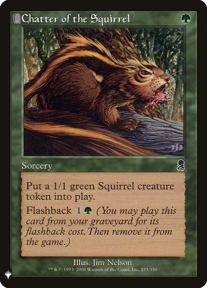 Chatter of the Squirrel [Mystery Booster] | Shuffle n Cut Hobbies & Games