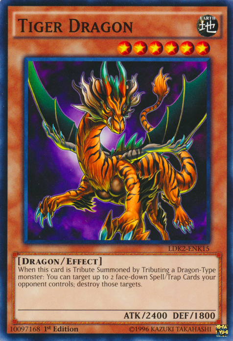 Tiger Dragon [LDK2-ENK15] Common | Shuffle n Cut Hobbies & Games