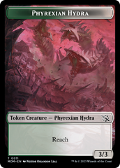 Elemental (2) // Phyrexian Hydra (11) Double-Sided Token [March of the Machine Tokens] | Shuffle n Cut Hobbies & Games