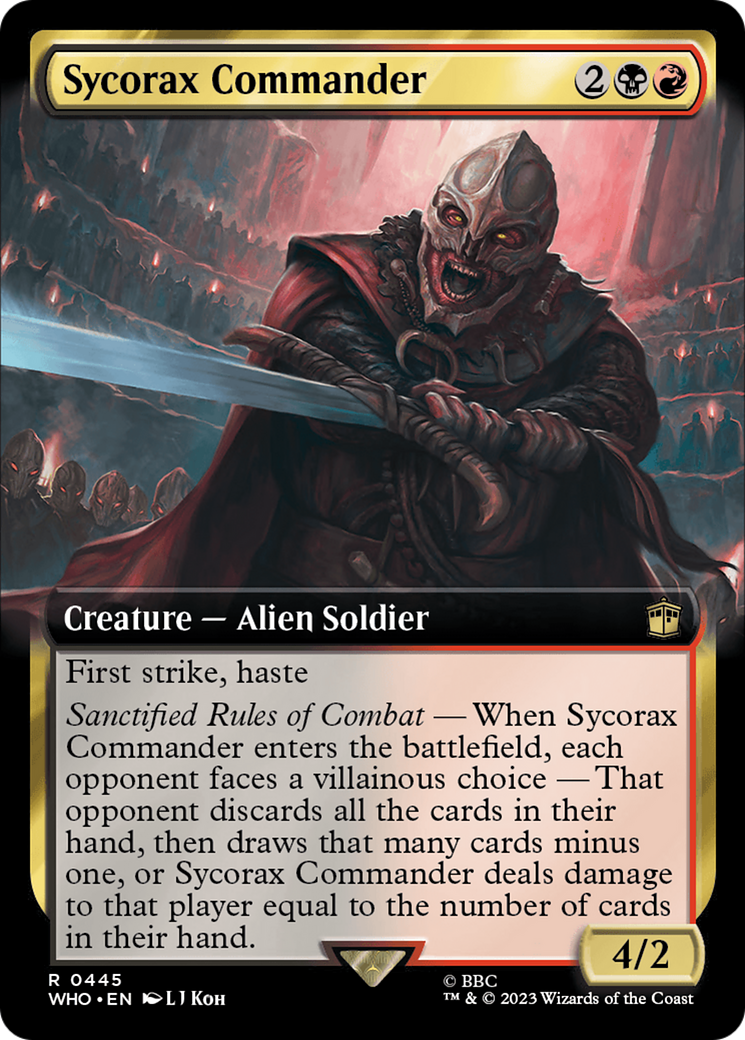 Sycorax Commander (Extended Art) [Doctor Who] | Shuffle n Cut Hobbies & Games