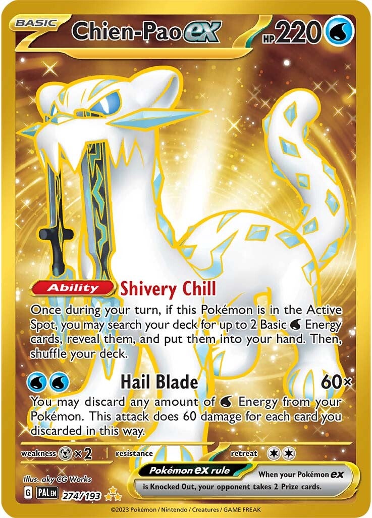 Chien-Pao ex (274/193) [Scarlet & Violet: Paldea Evolved] | Shuffle n Cut Hobbies & Games