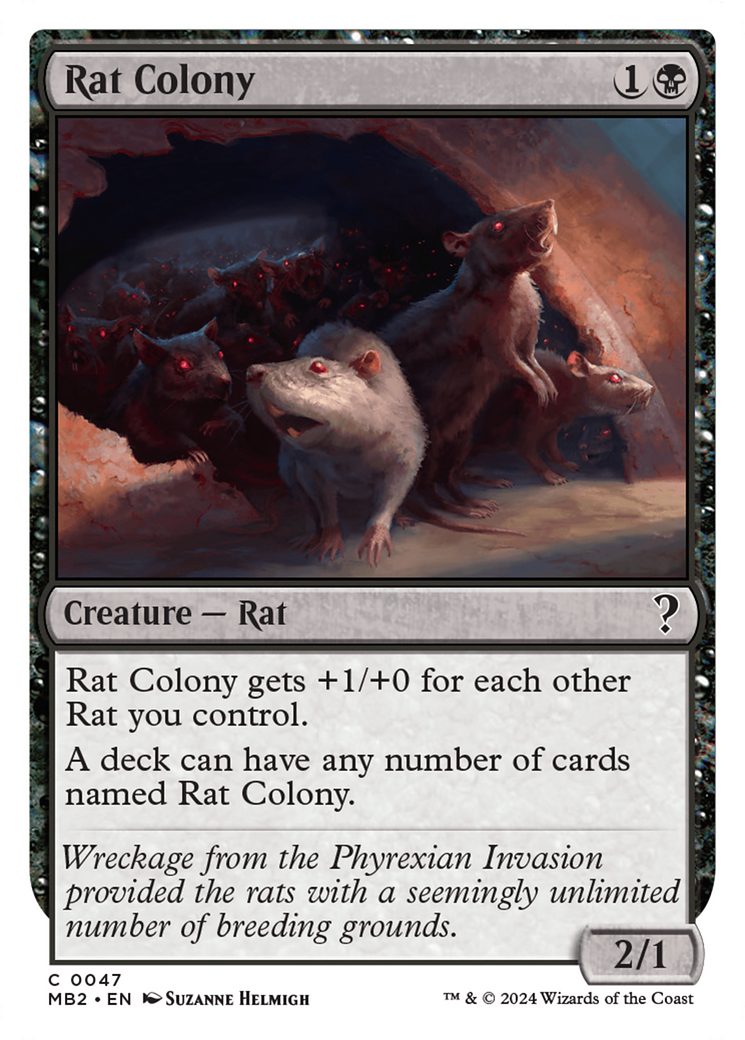 Rat Colony (White Border) [Mystery Booster 2] | Shuffle n Cut Hobbies & Games