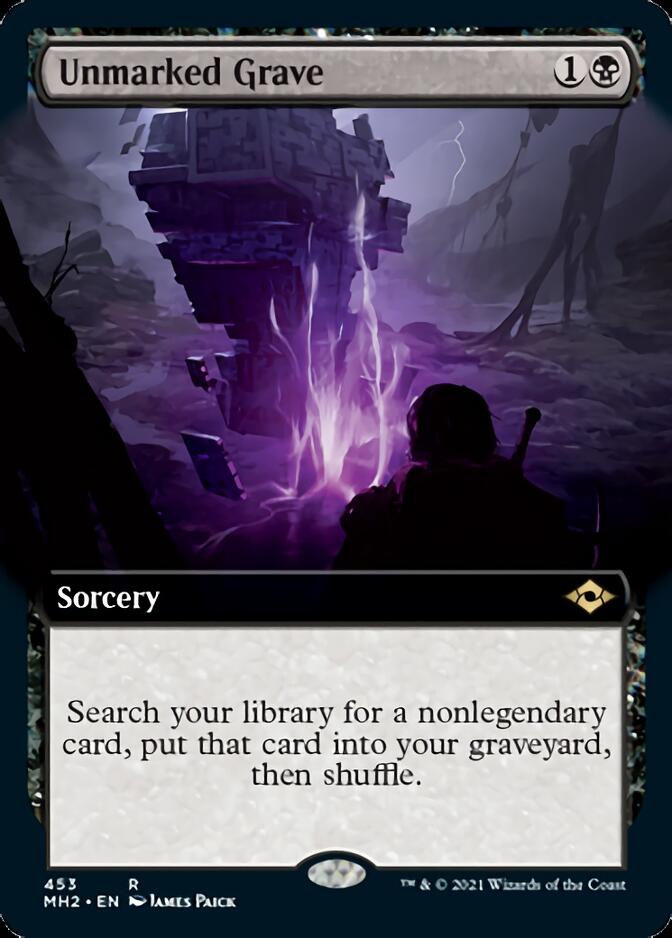 Unmarked Grave (Extended Art) [Modern Horizons 2] | Shuffle n Cut Hobbies & Games