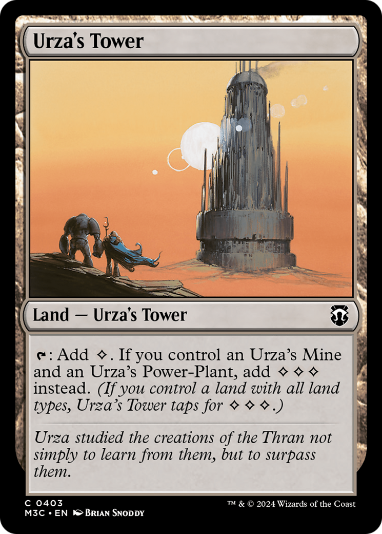 Urza's Tower (Ripple Foil) [Modern Horizons 3 Commander] | Shuffle n Cut Hobbies & Games