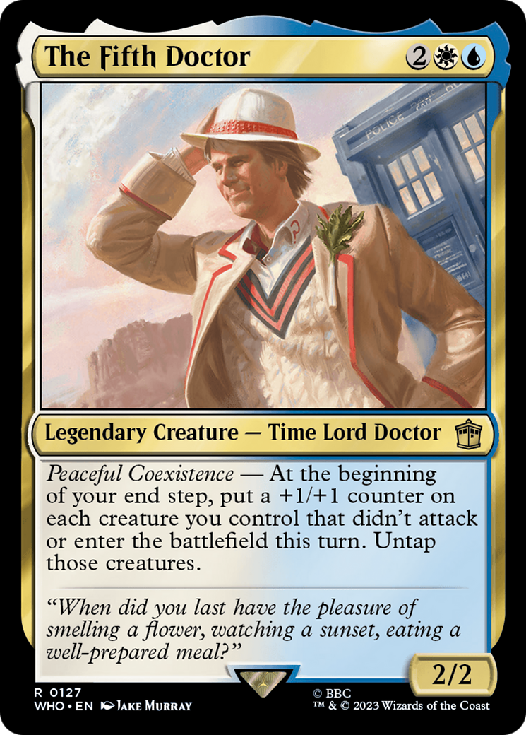 The Fifth Doctor [Doctor Who] | Shuffle n Cut Hobbies & Games