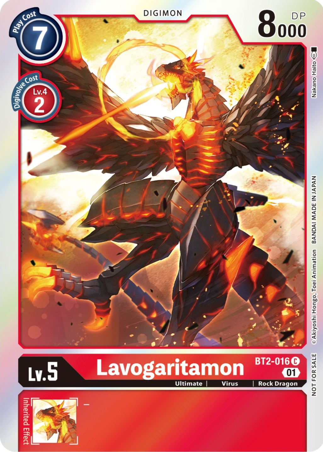 Lavogaritamon [BT2-016] (ST-11 Special Entry Pack) [Release Special Booster Promos] | Shuffle n Cut Hobbies & Games