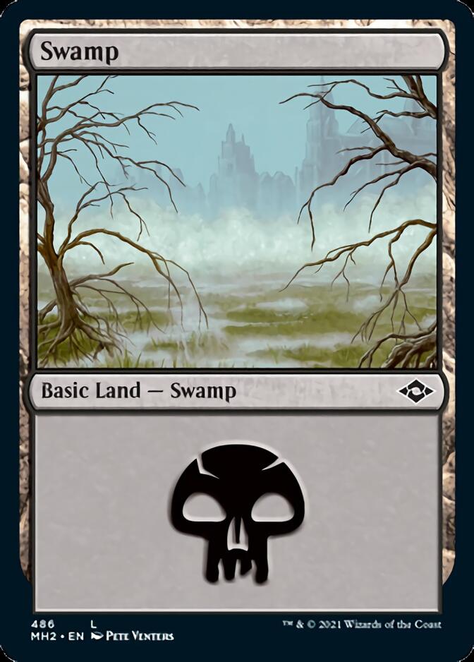 Swamp (486) (Foil Etched) [Modern Horizons 2] | Shuffle n Cut Hobbies & Games