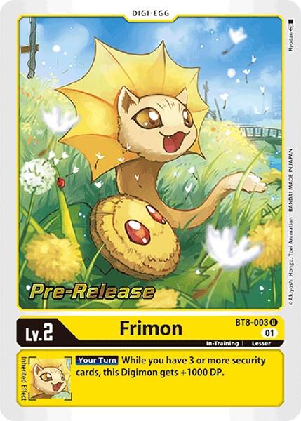 Frimon [BT8-003] [New Awakening Pre-Release Cards] | Shuffle n Cut Hobbies & Games