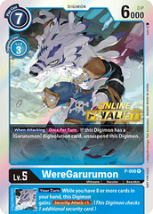 WereGarurumon [P-008] (Online Regional - Finalist) [Promotional Cards] | Shuffle n Cut Hobbies & Games