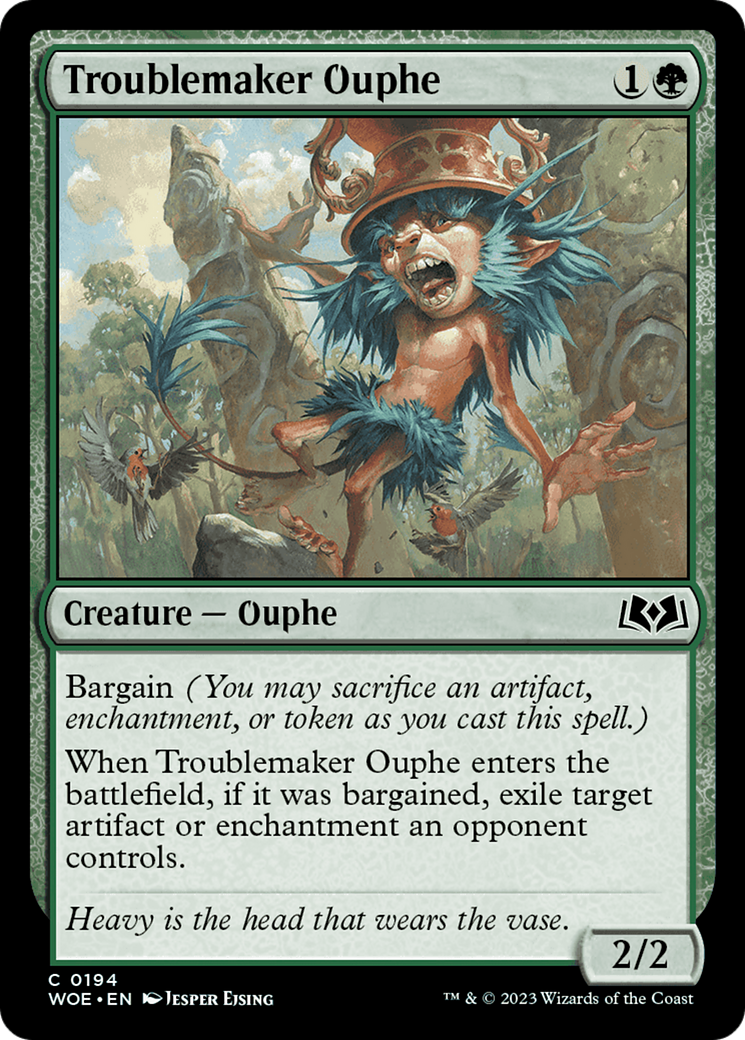 Troublemaker Ouphe [Wilds of Eldraine] | Shuffle n Cut Hobbies & Games