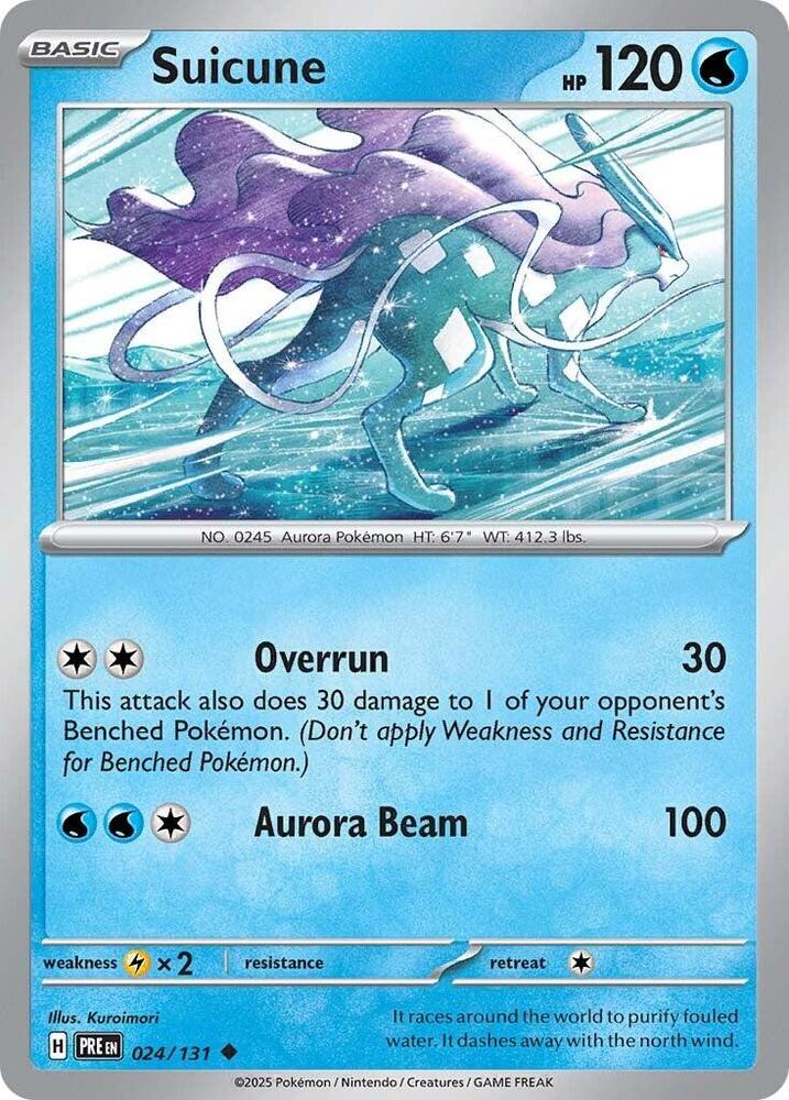 Suicune (024/131) [Scarlet & Violet: Prismatic Evolutions] | Shuffle n Cut Hobbies & Games