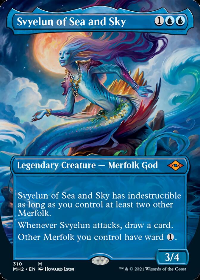 Svyelun of Sea and Sky (Borderless Alternate Art) [Modern Horizons 2] | Shuffle n Cut Hobbies & Games