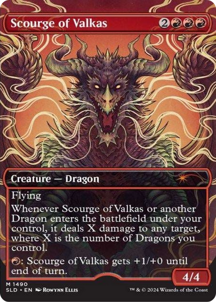 Scourge of Valkas (Rainbow Foil) [Secret Lair Drop Series] | Shuffle n Cut Hobbies & Games