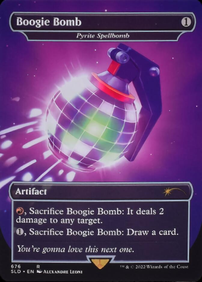 Pyrite Spellbomb - Boogie Bomb (Borderless) [Secret Lair Drop Promos] | Shuffle n Cut Hobbies & Games