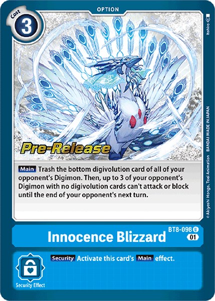 Innocence Blizzard [BT8-098] [New Awakening Pre-Release Cards] | Shuffle n Cut Hobbies & Games