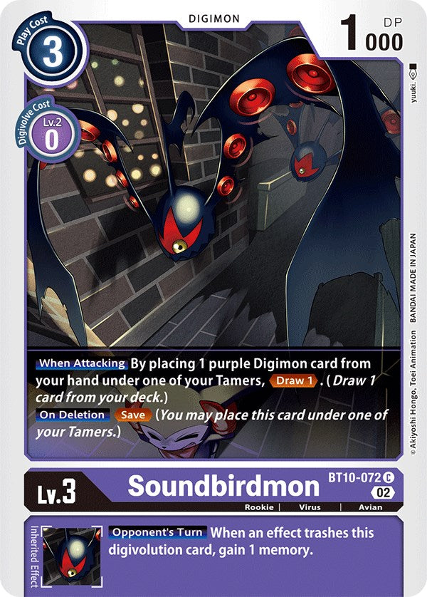 Soundbirdmon [BT10-072] [Xros Encounter] | Shuffle n Cut Hobbies & Games