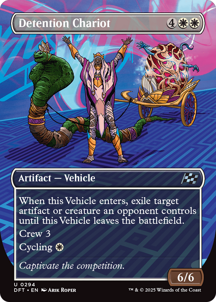 Detention Chariot (Borderless) [Aetherdrift] | Shuffle n Cut Hobbies & Games