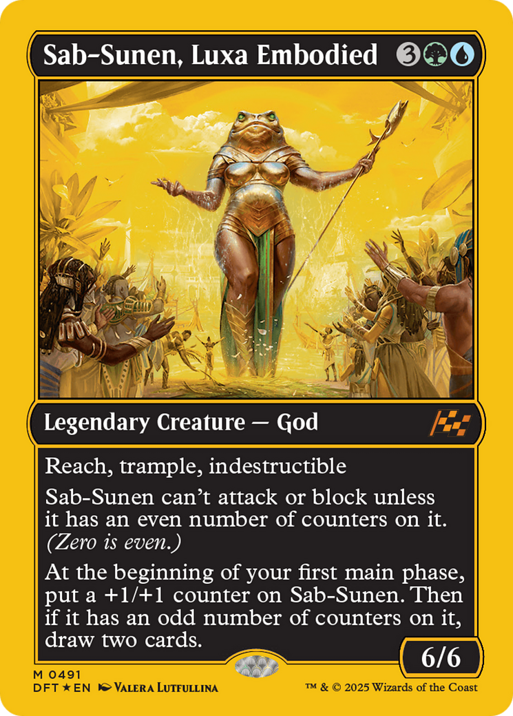 Sab-Sunen, Luxa Embodied (First-Place Foil) [Aetherdrift] | Shuffle n Cut Hobbies & Games