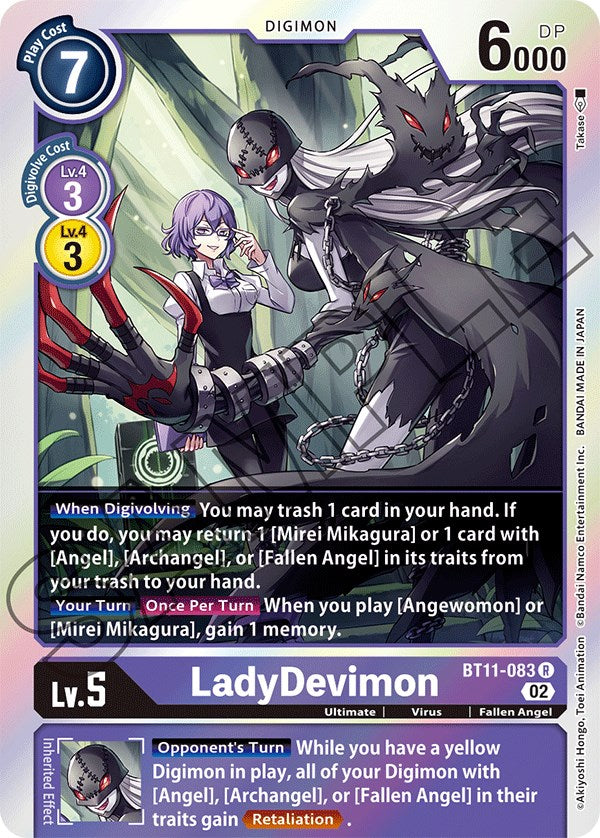 LadyDevimon [BT11-083] [Dimensional Phase] | Shuffle n Cut Hobbies & Games