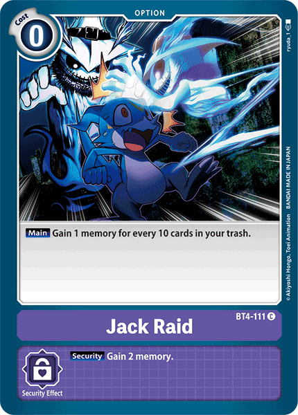 Jack Raid [BT4-111] [Great Legend] | Shuffle n Cut Hobbies & Games