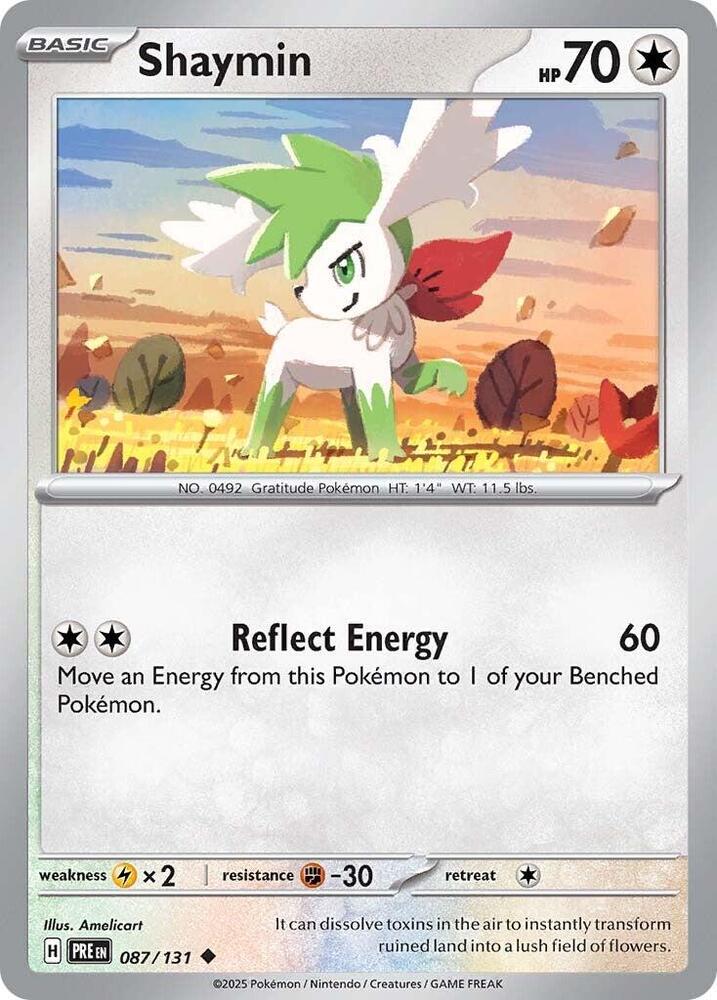 Shaymin (087/131) [Scarlet & Violet: Prismatic Evolutions] | Shuffle n Cut Hobbies & Games