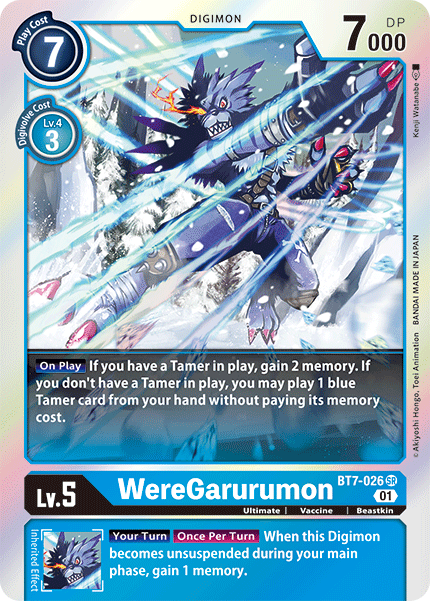 WereGarurumon [BT7-026] [Next Adventure] | Shuffle n Cut Hobbies & Games