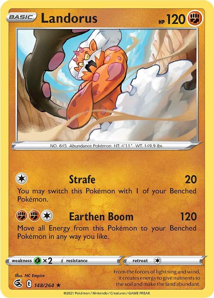 Landorus (148/264) [Sword & Shield: Fusion Strike] | Shuffle n Cut Hobbies & Games