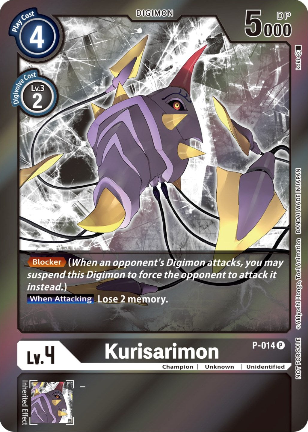 Kurisarimon [P-014] (Event Pack 3) [Promotional Cards] | Shuffle n Cut Hobbies & Games