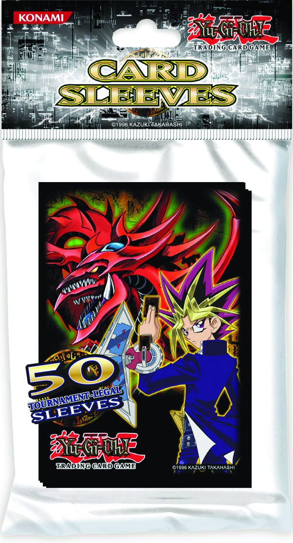 Card Sleeves 50-Pack (Yugi & Slifer) | Shuffle n Cut Hobbies & Games