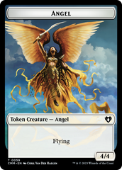 Copy (54) // Angel Double-Sided Token [Commander Masters Tokens] | Shuffle n Cut Hobbies & Games