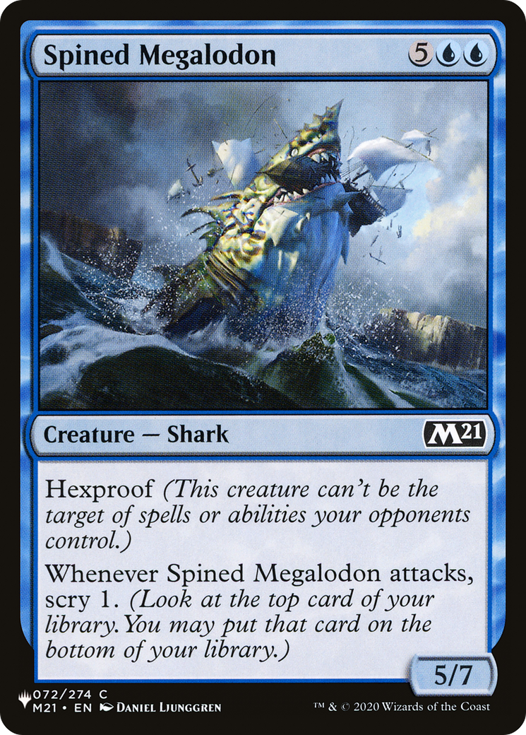 Spined Megalodon [The List] | Shuffle n Cut Hobbies & Games