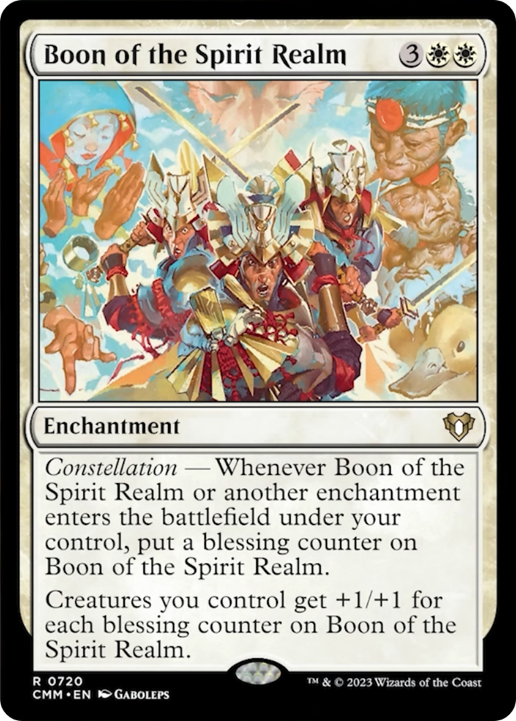 Boon of the Spirit Realm [Commander Masters] | Shuffle n Cut Hobbies & Games