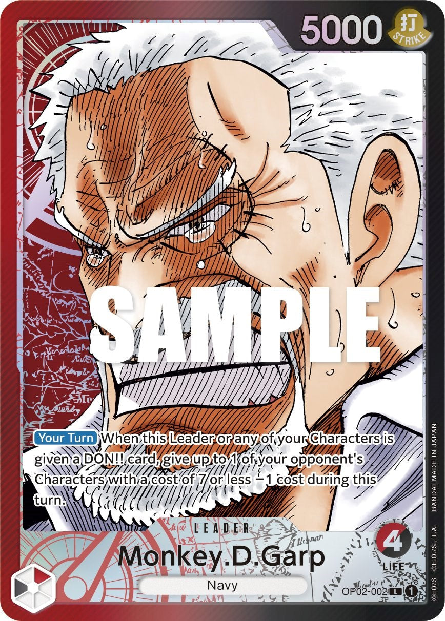 Monkey.D.Garp (Alternate Art) [Paramount War] | Shuffle n Cut Hobbies & Games