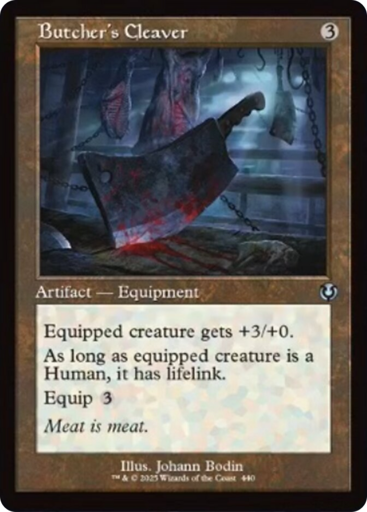 Butcher's Cleaver (Retro Frame) [Innistrad Remastered] | Shuffle n Cut Hobbies & Games