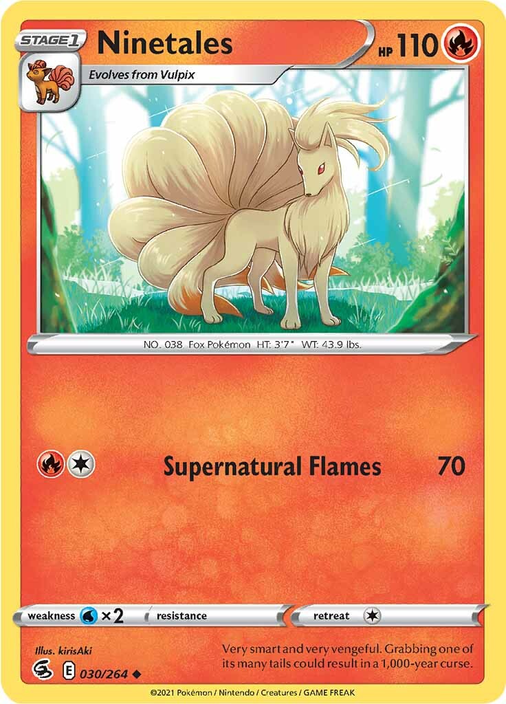 Ninetales (030/264) [Sword & Shield: Fusion Strike] | Shuffle n Cut Hobbies & Games