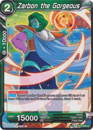 Zarbon the Gorgeous (BT10-085) [Rise of the Unison Warrior 2nd Edition] | Shuffle n Cut Hobbies & Games