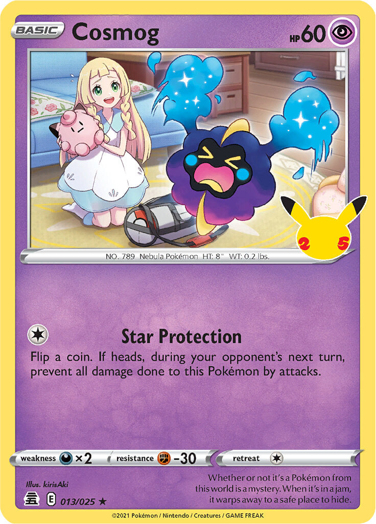 Cosmog (013/025) [Celebrations: 25th Anniversary] | Shuffle n Cut Hobbies & Games