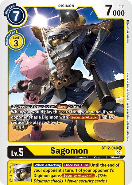 Sagomon [BT12-040] [Across Time] | Shuffle n Cut Hobbies & Games